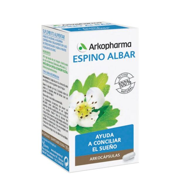 espino albar 45 capsulas arkopharma 665550