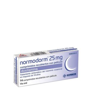normodorm 25mg 14 comprimidos recubiertos 698059