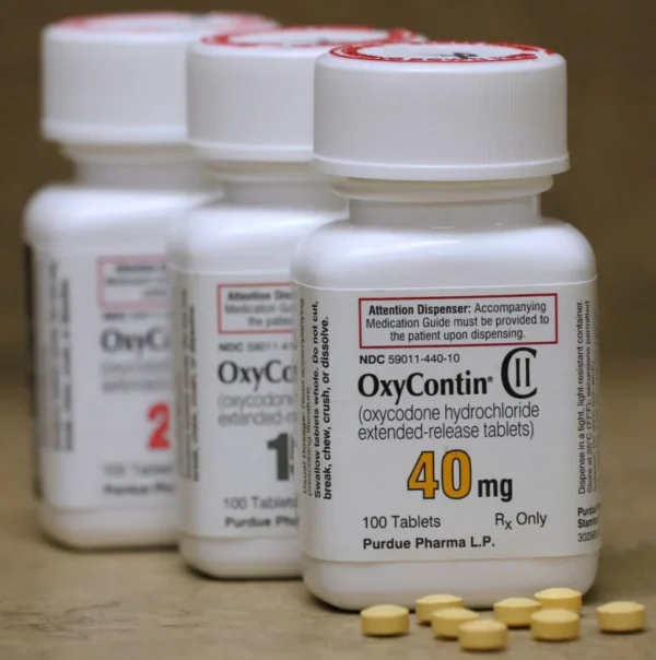 oxycontin bottles tabs